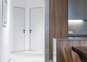 Porte poussant gauche ou droite